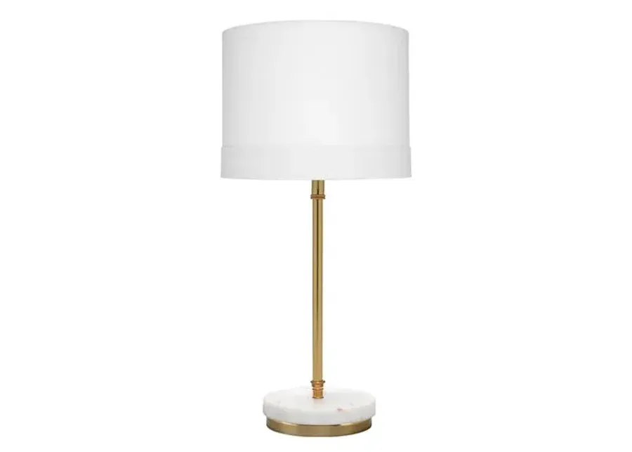 Grace Marble Table Lamp - White