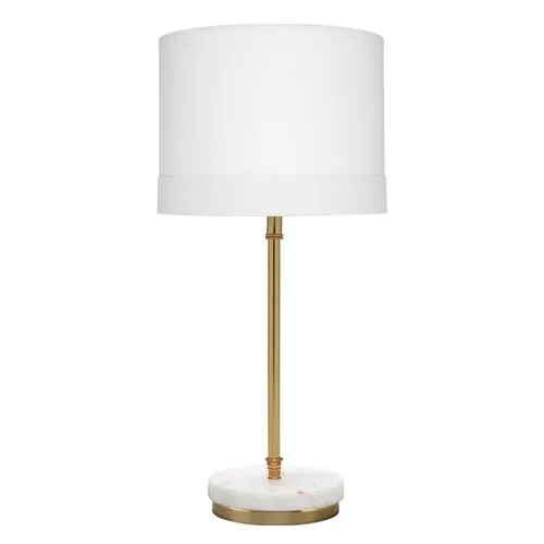 Grace Marble Table Lamp - White