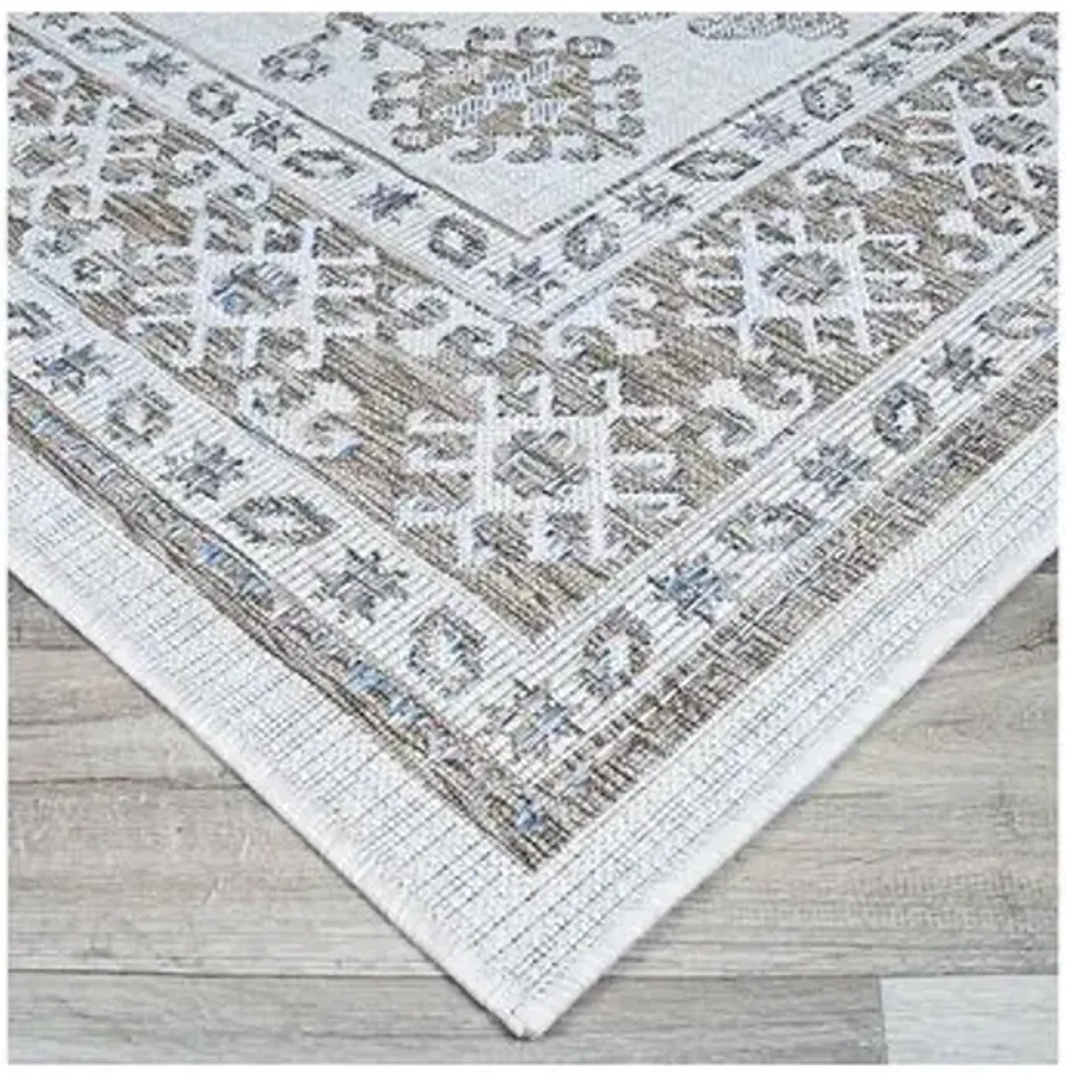 Roseburg Outdoor Rug - Ivory/Sand - Ivory