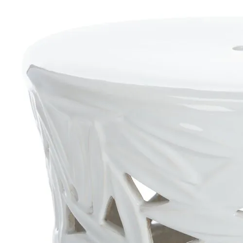 Ida Garden Stool - White