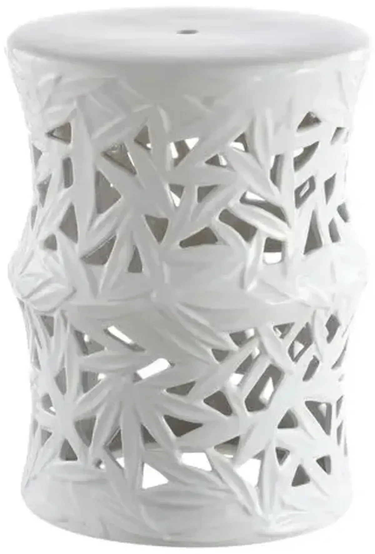 Ida Garden Stool - White