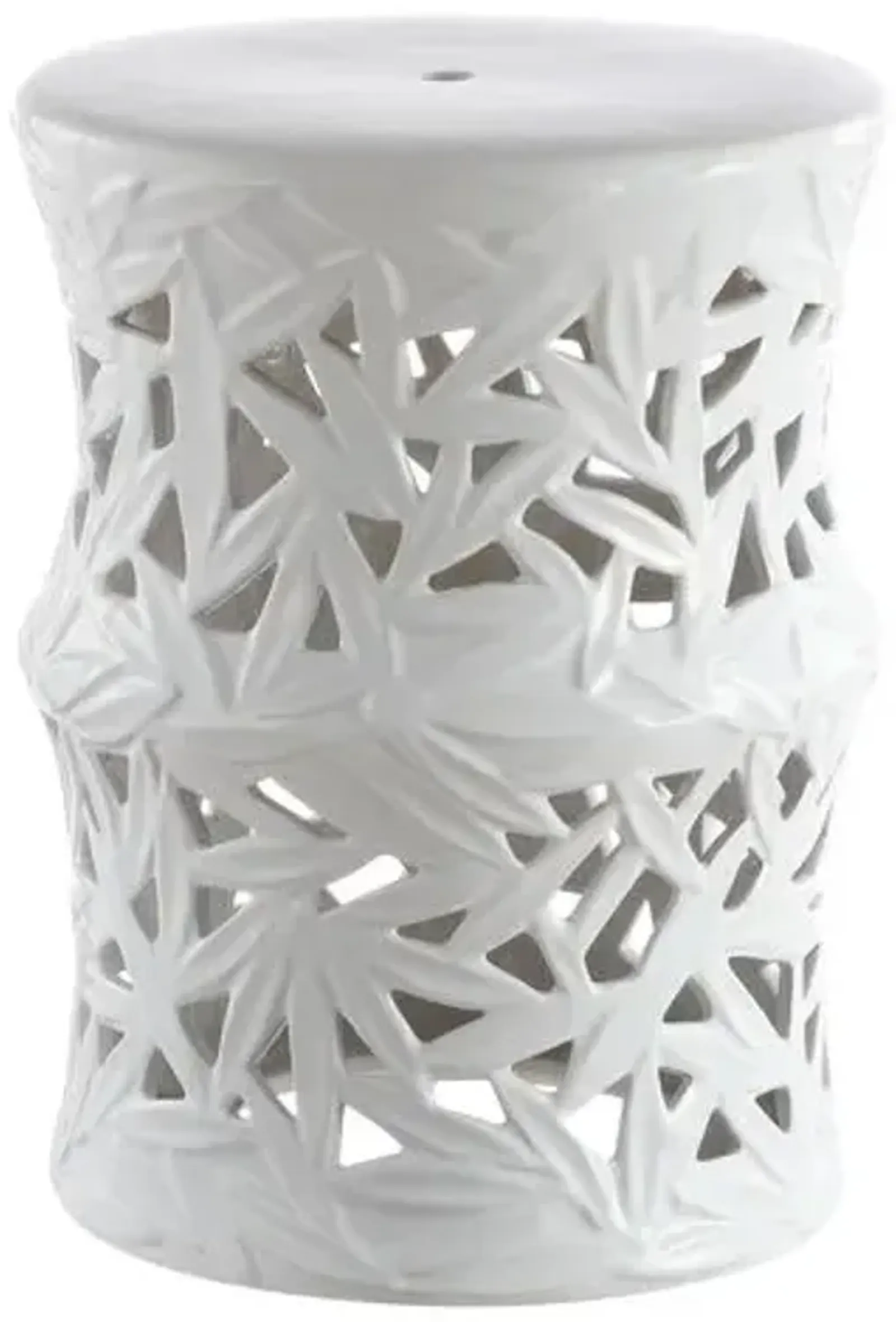 Ida Garden Stool - White