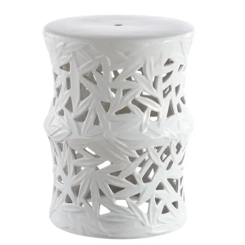 Ida Garden Stool - White