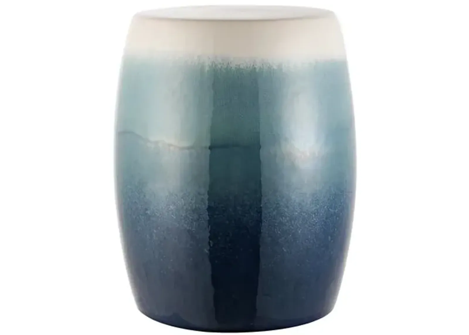 Amaya Garden Stool - Blue Ombré