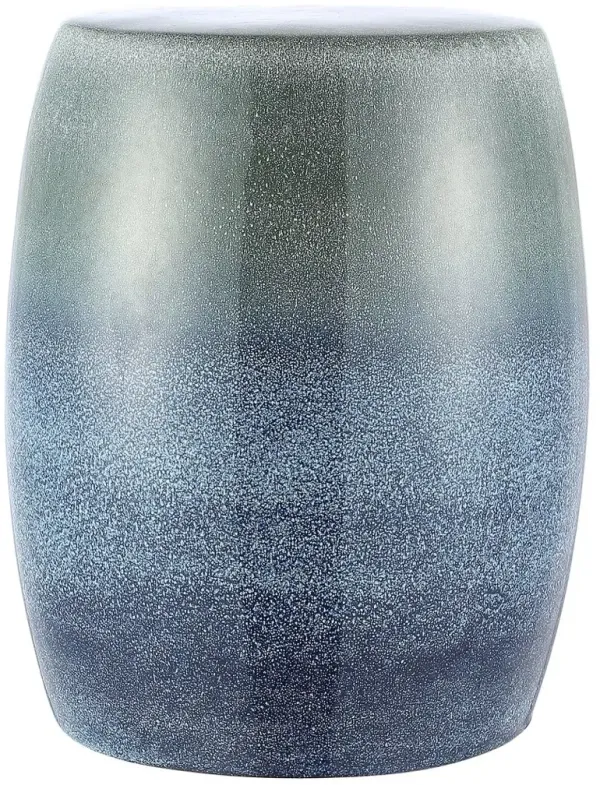 Lyla Garden Stool, Blue Ombré