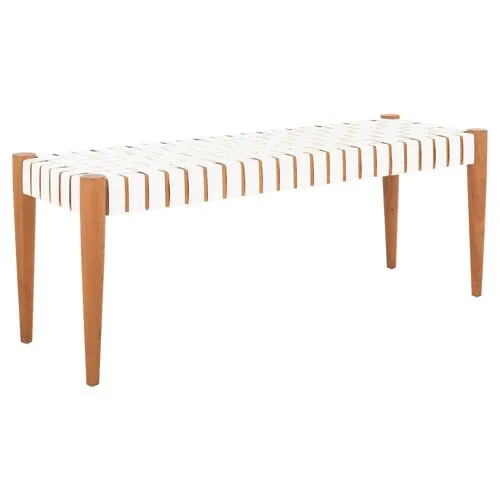 Alyssa Bench - White