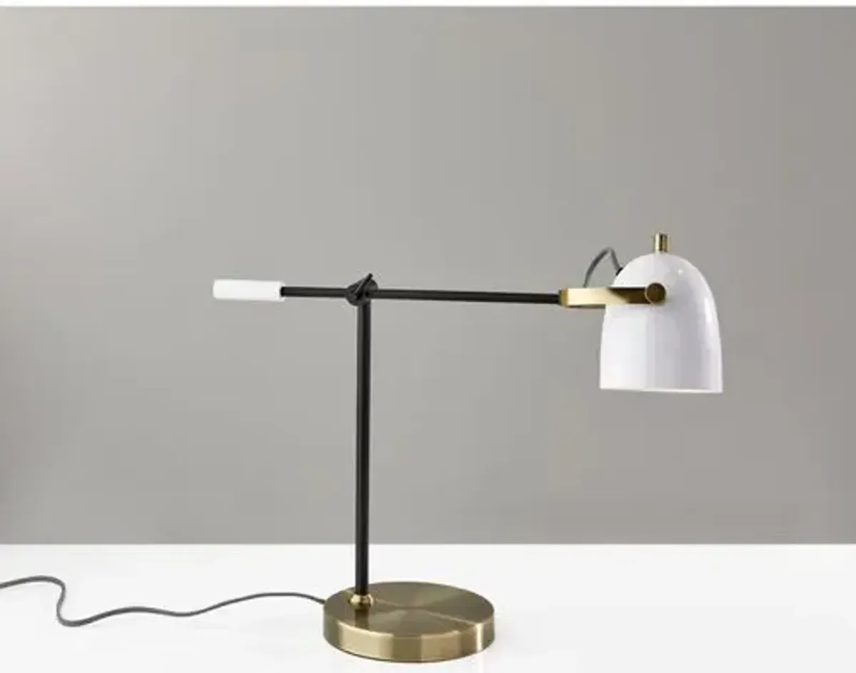 Vincent Desk Lamp - Black/Brass