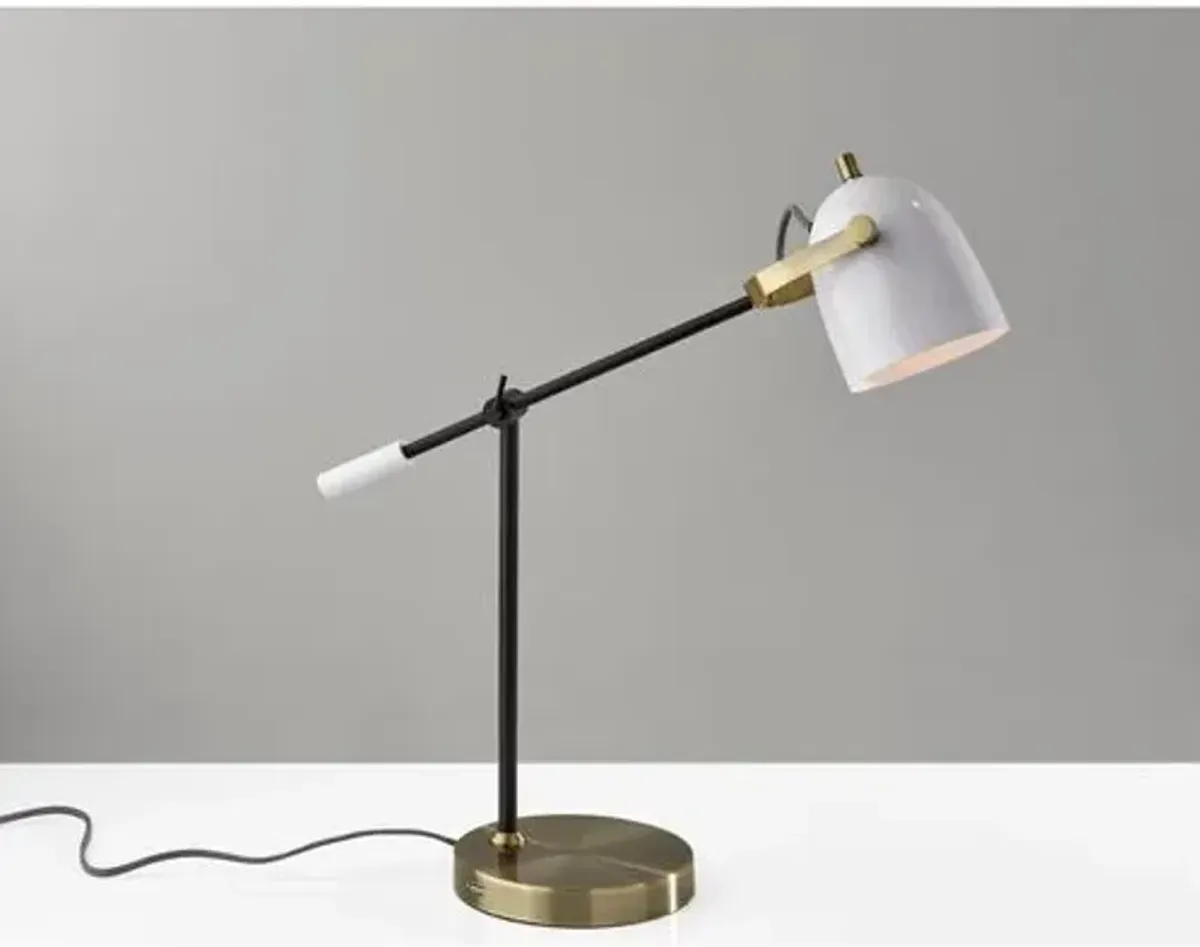 Vincent Desk Lamp - Black/Brass