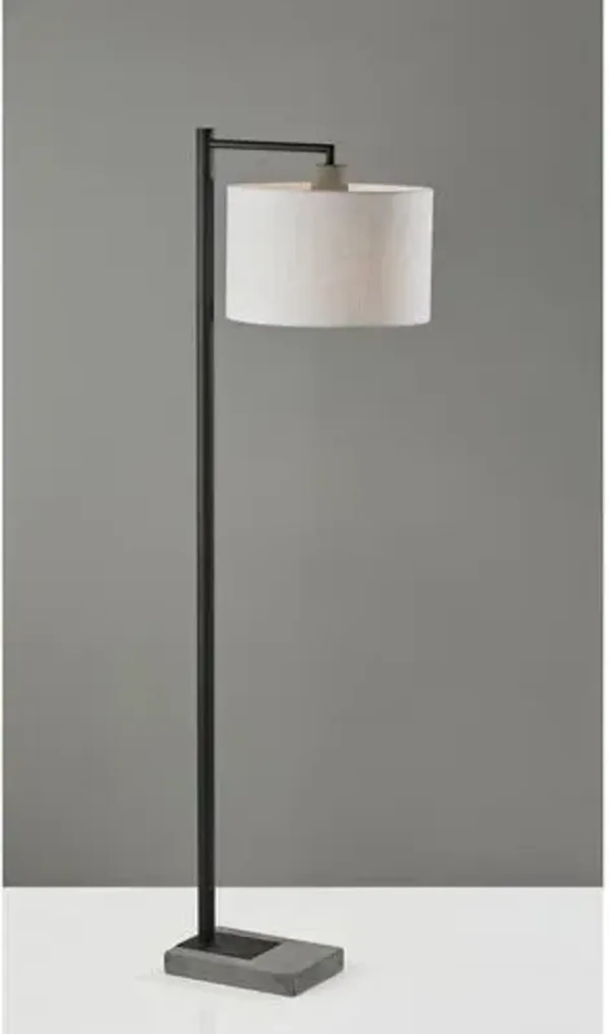 Meena Floor Lamp - Black/Grey