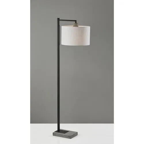 Meena Floor Lamp - Black/Grey