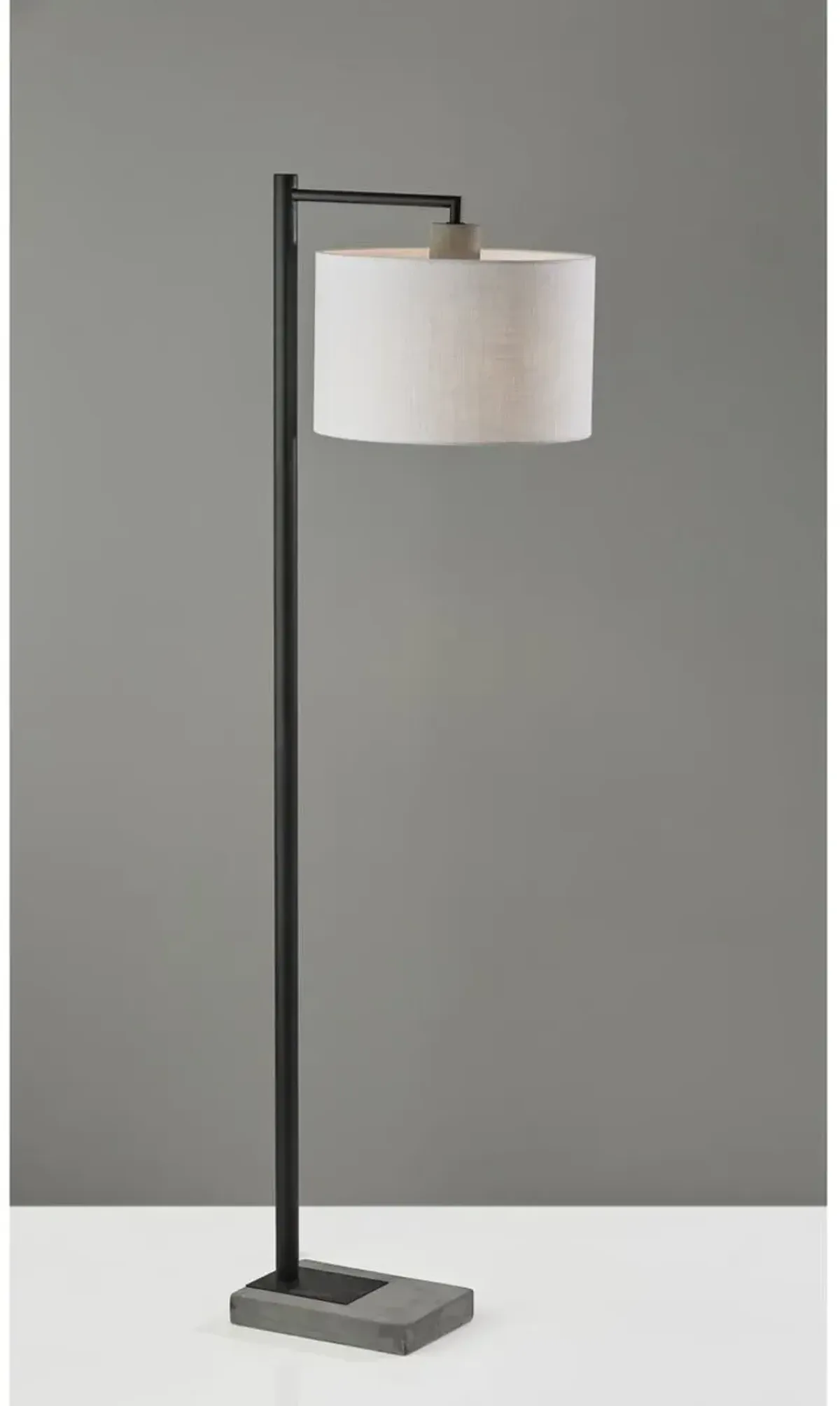 Meena Floor Lamp - Black/Grey