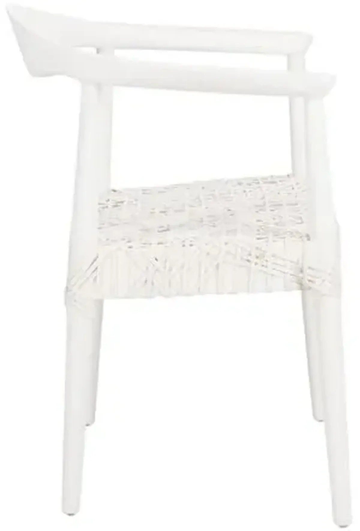 Francesca Leather Armchair - White