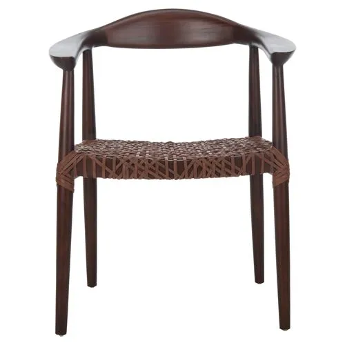 Francesca Armchair - Walnut - Brown