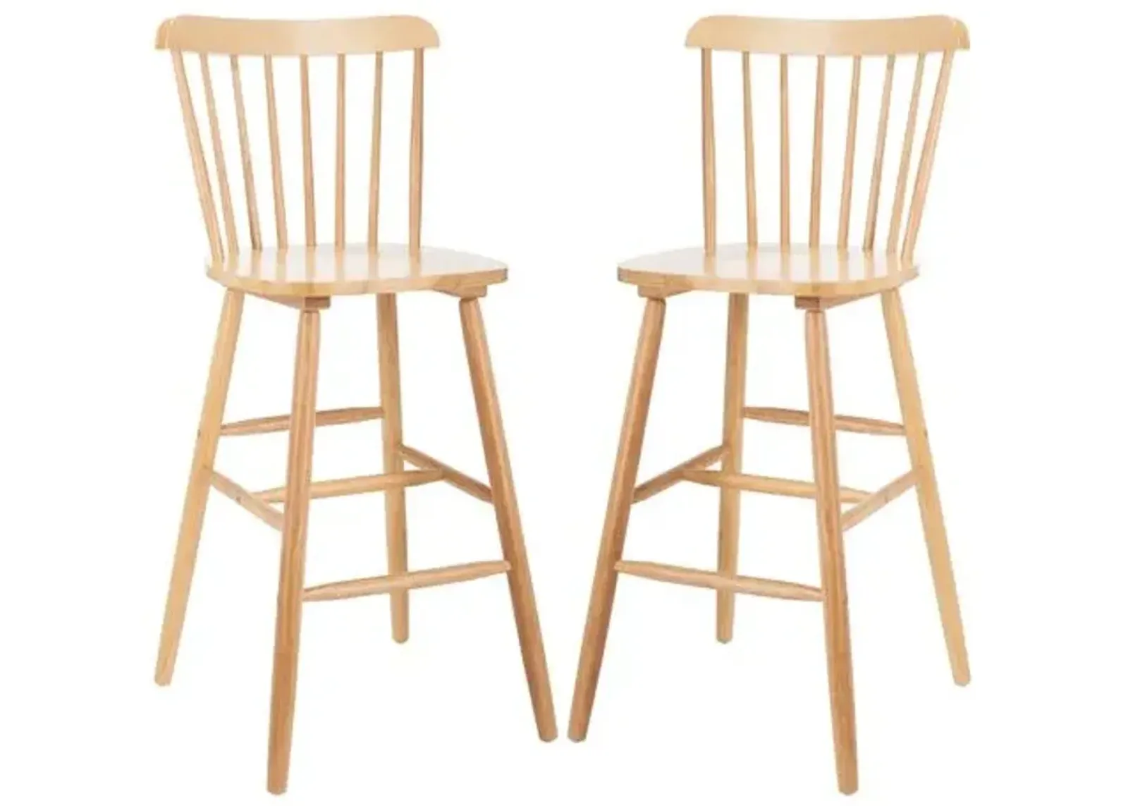 Set of 2 Tottie Barstools - Natural - Brown