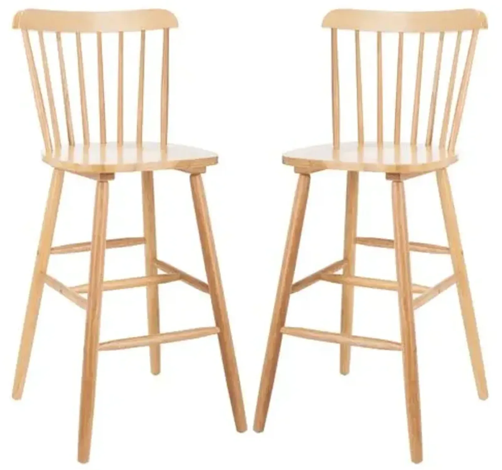 Set of 2 Tottie Barstools - Natural - Brown