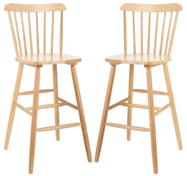 Set of 2 Tottie Barstools - Natural - Brown