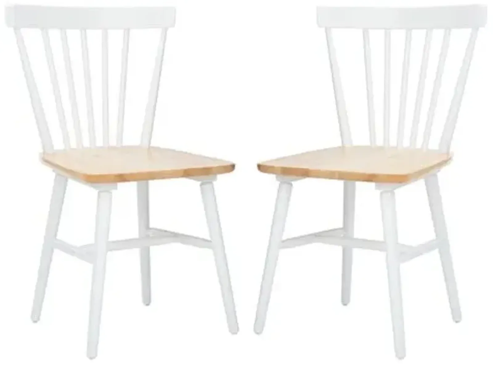 Set of 2 Hannah Dining Chairs - White