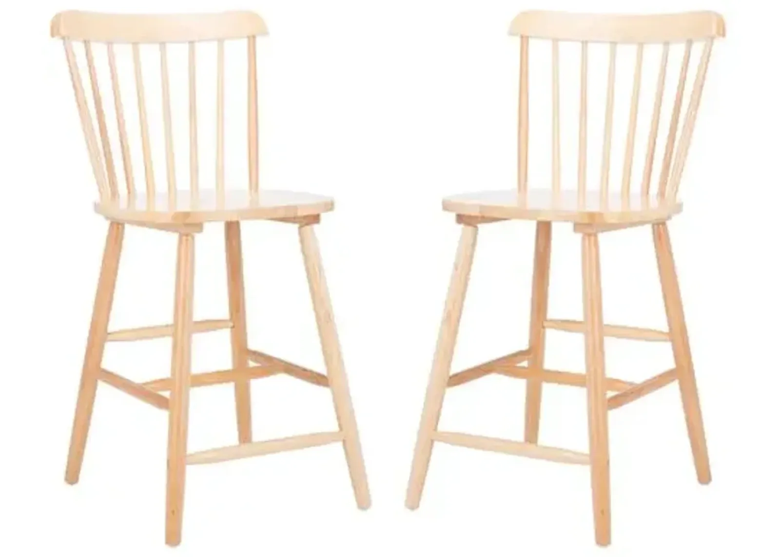 Set of 2 Tottie Counter Stools - Natural