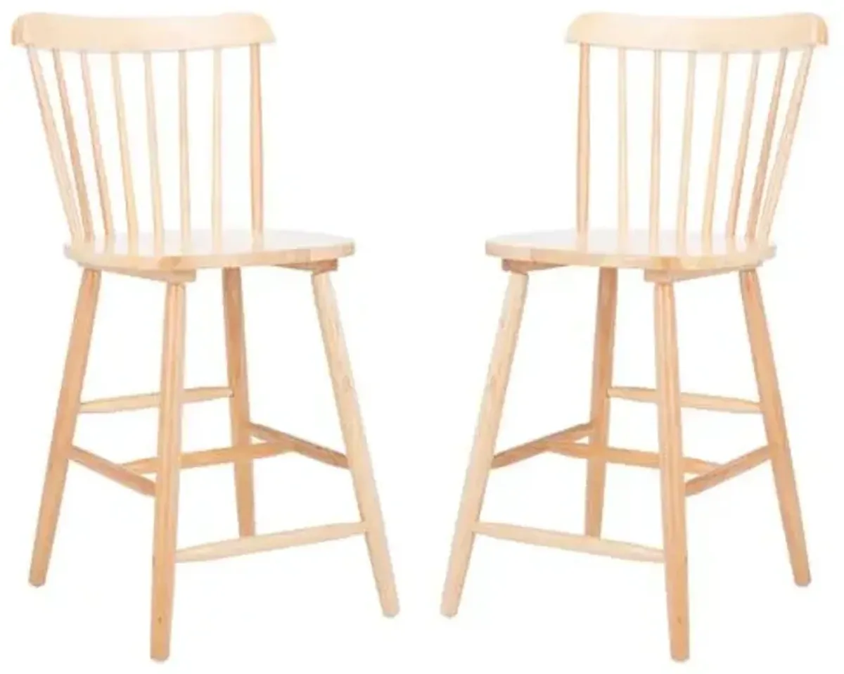 Set of 2 Tottie Counter Stools - Natural