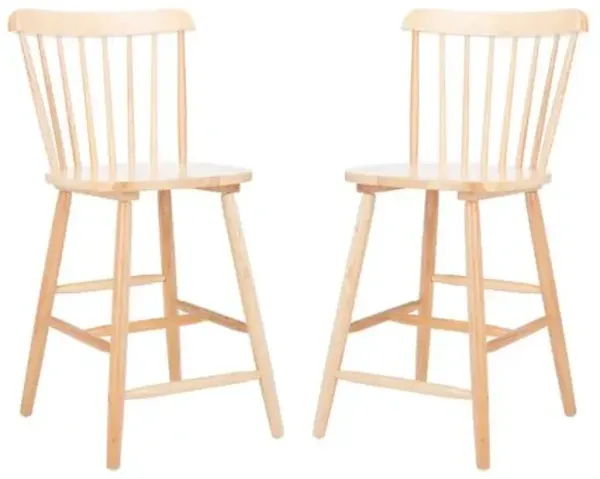 Set of 2 Tottie Counter Stools - Natural