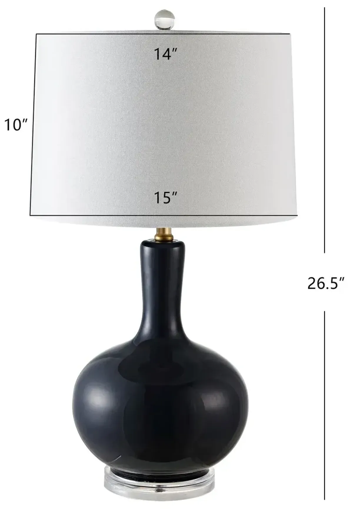 Set of 2 Lily Table Lamps