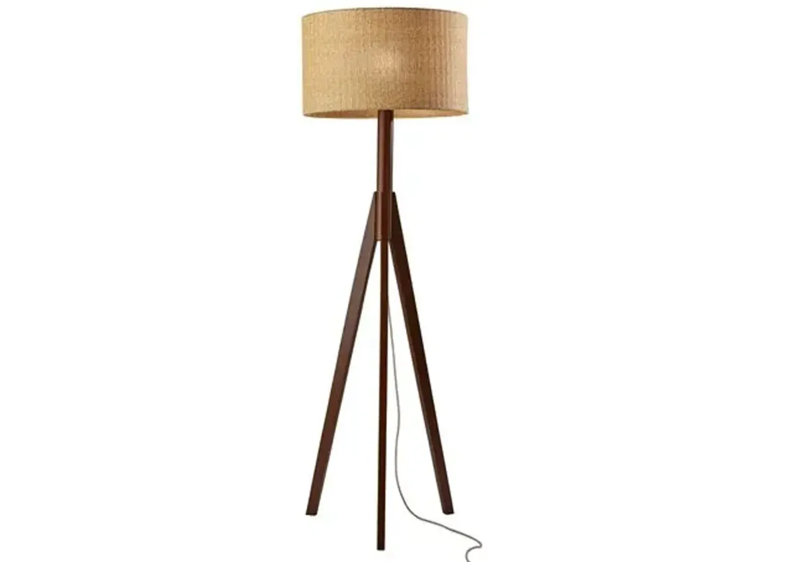 Quinton Floor Lamp - Walnut