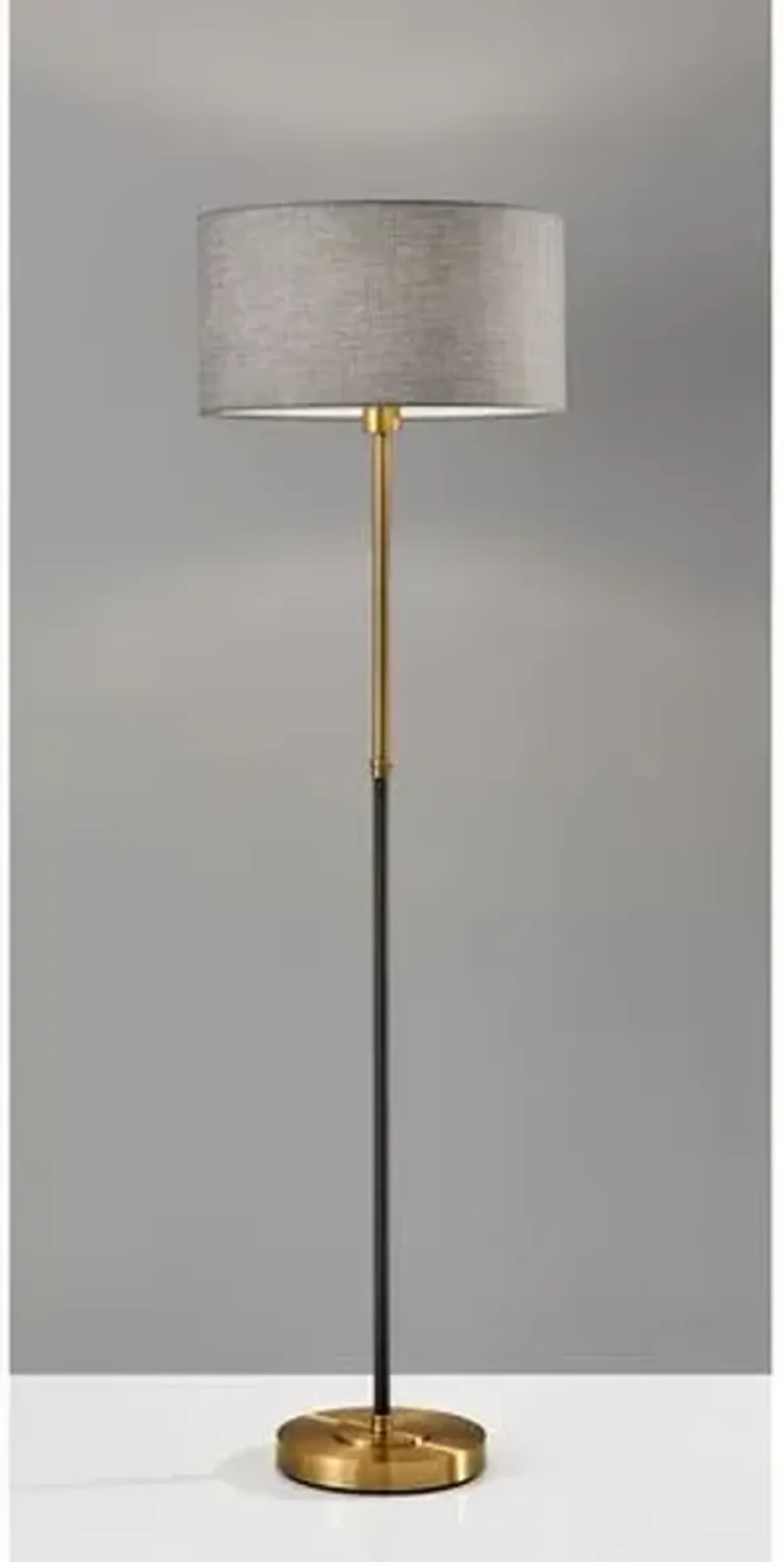 Jett Floor Lamp - Black/Brass