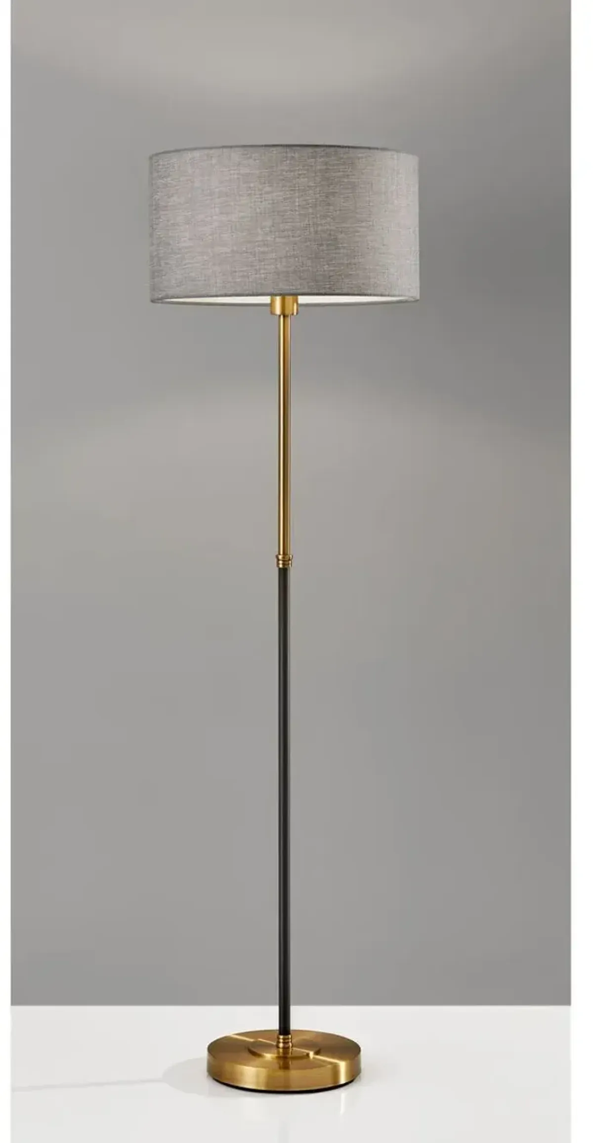 Jett Floor Lamp - Black/Brass