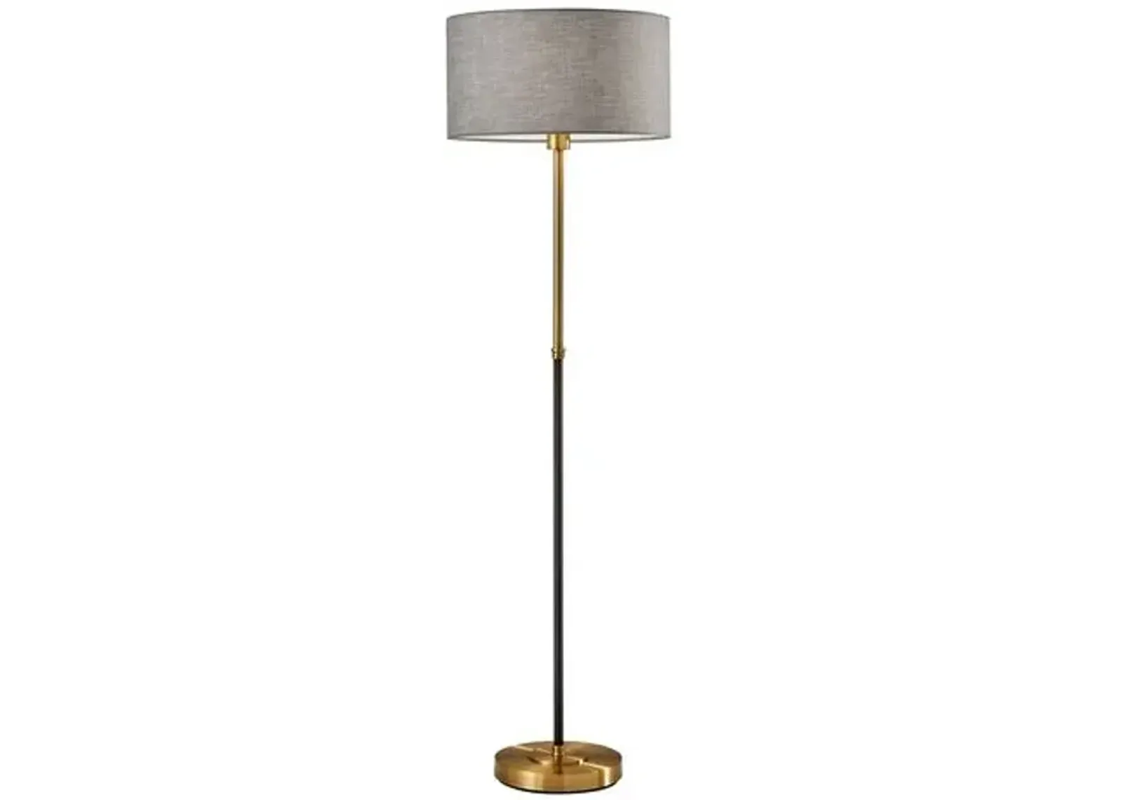 Jett Floor Lamp - Black/Brass