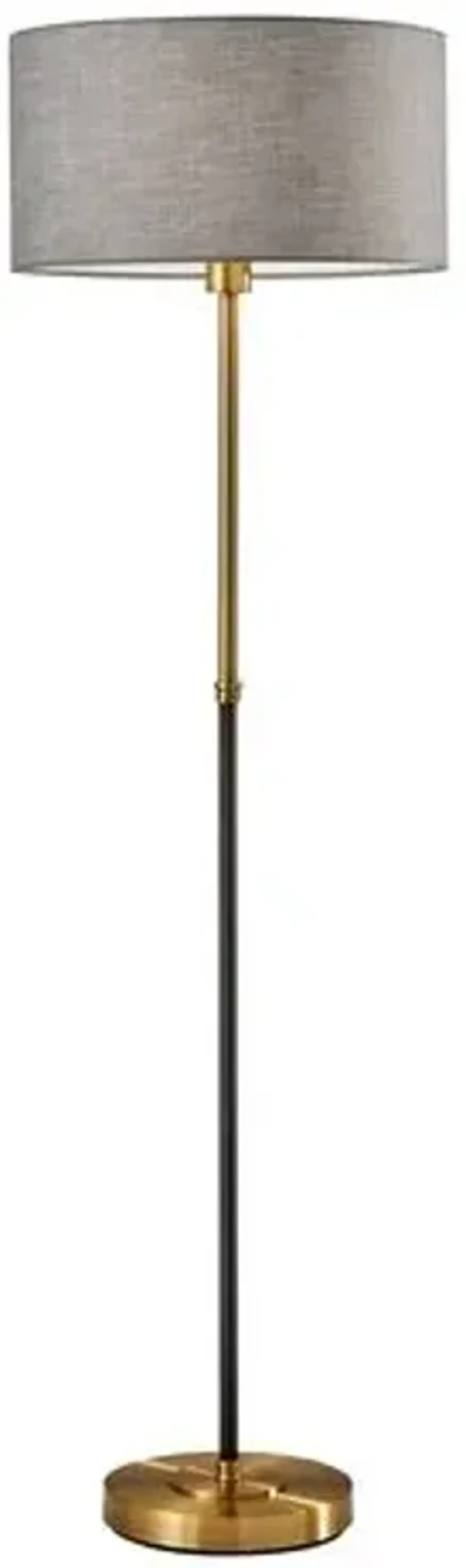 Jett Floor Lamp - Black/Brass