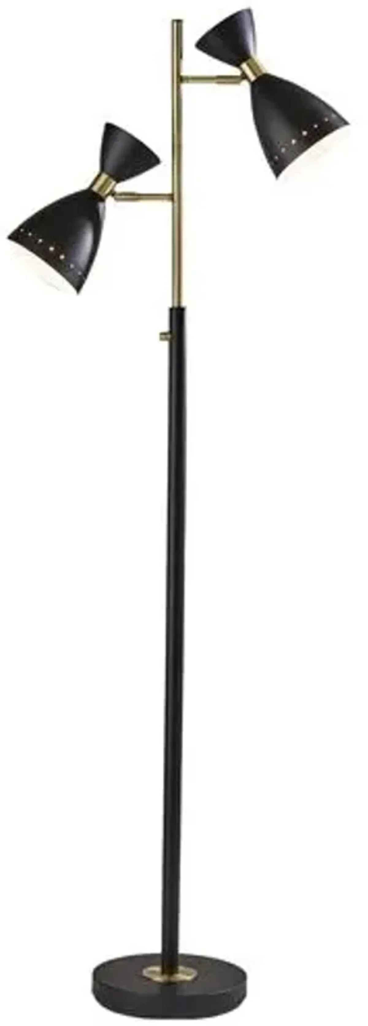 Jax Floor Lamp - Black/Brass