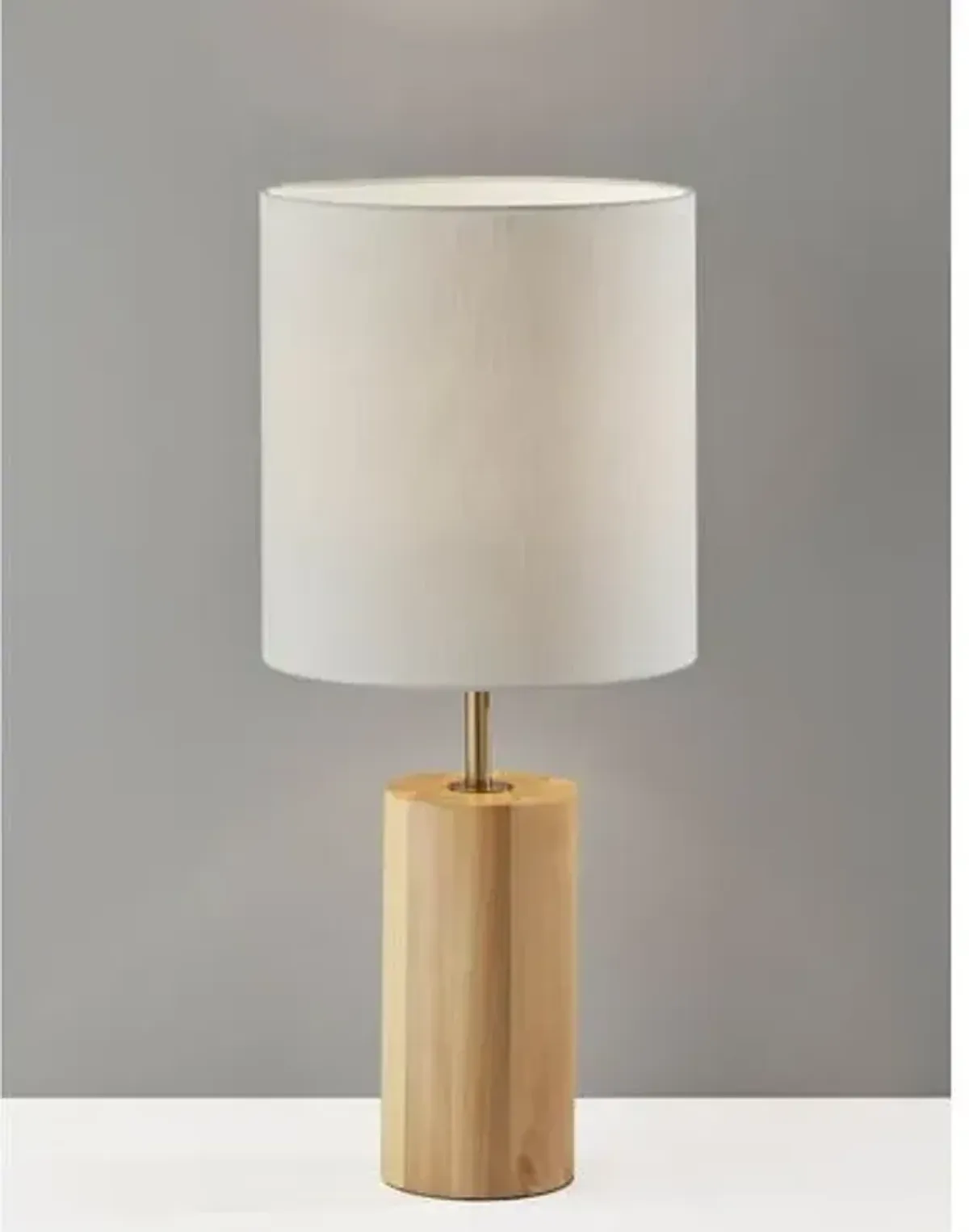 Porter Table Lamp - Natural Oak