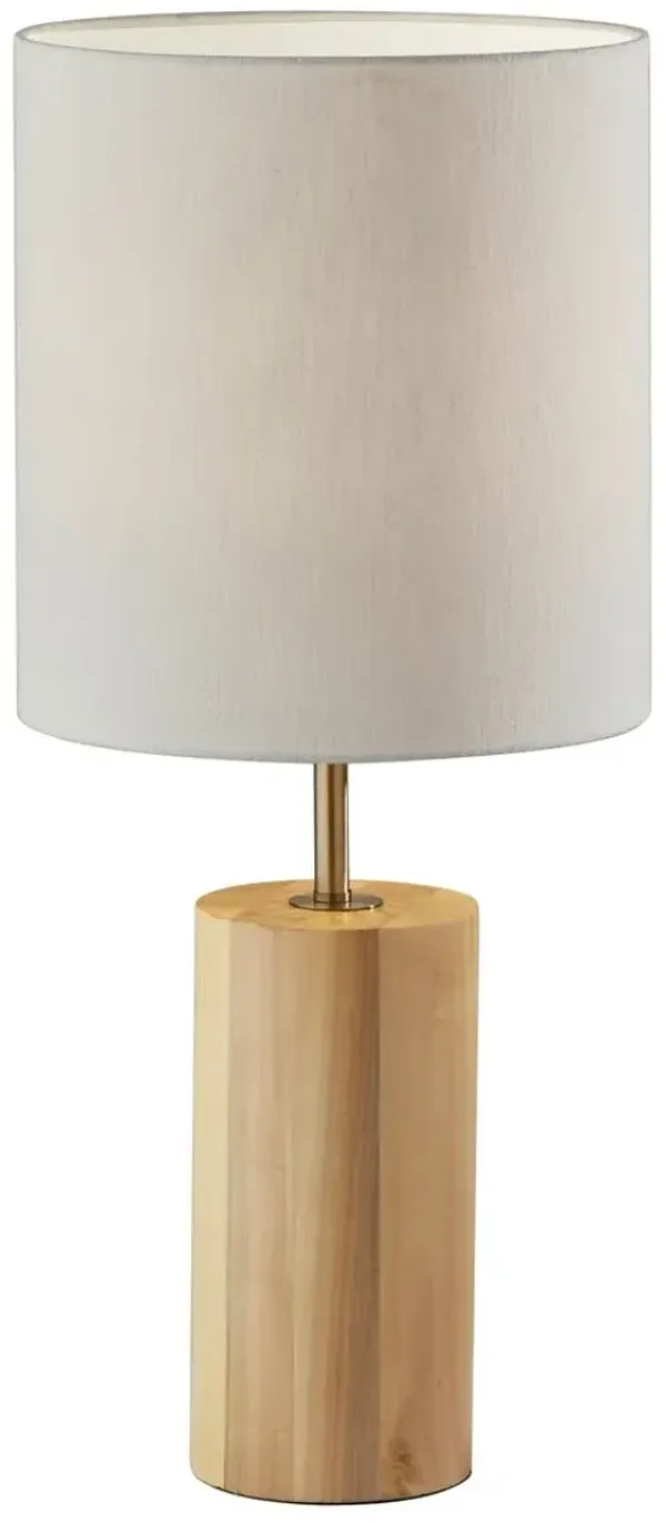 Porter Table Lamp - Natural Oak