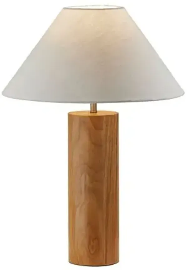 Smith Table Lamp - Warm Oak