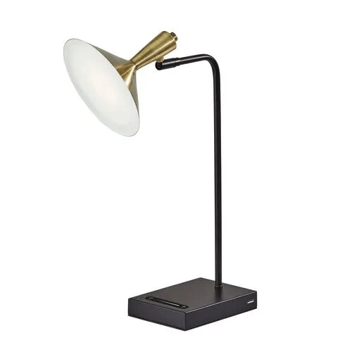 Reid Desk Lamp - Black/Brass