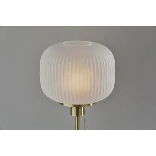 Becky Table Lamp - Black/Brass