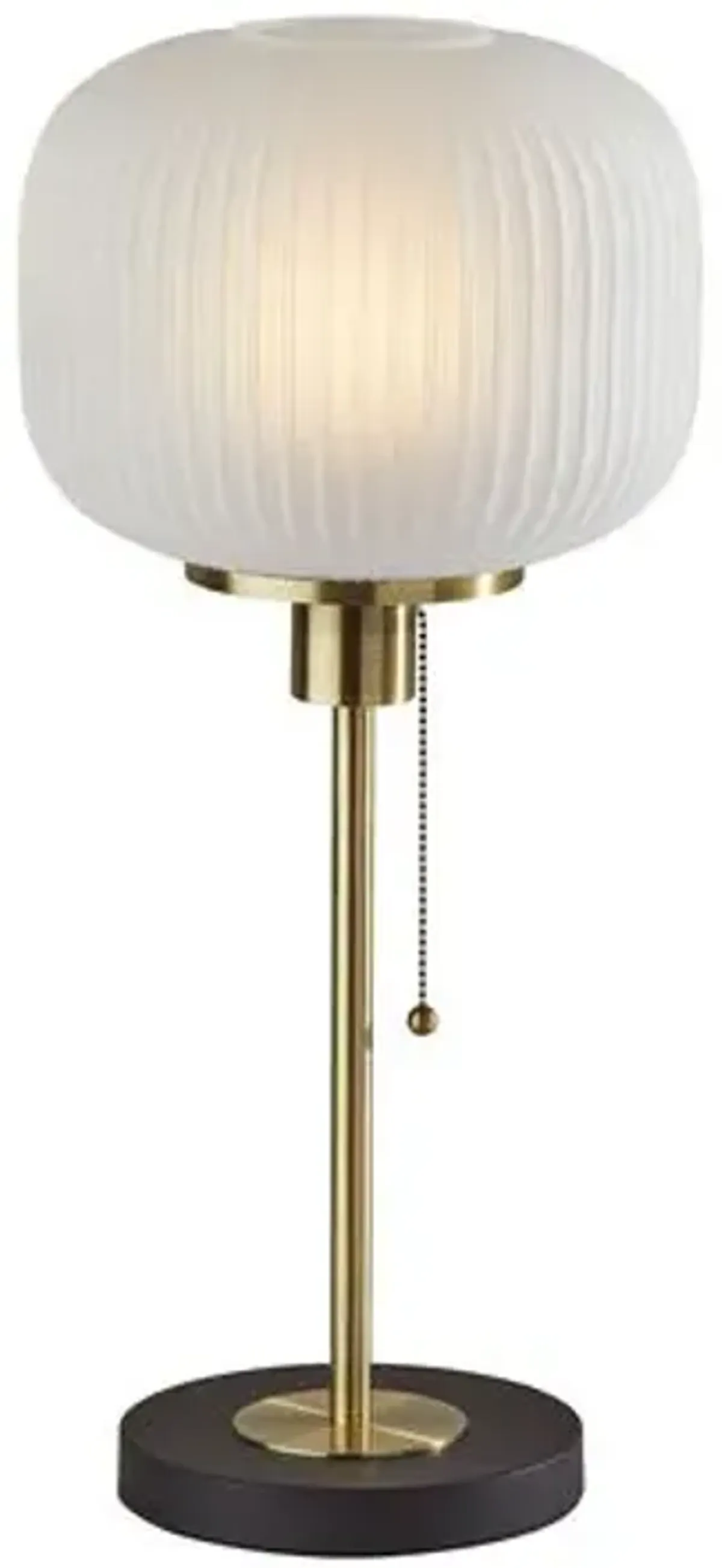 Becky Table Lamp - Black/Brass