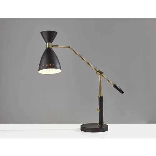 Jax Desk Lamp - Black/Brass