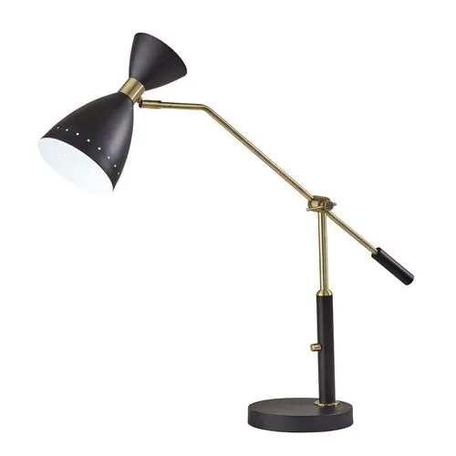 Jax Desk Lamp - Black/Brass