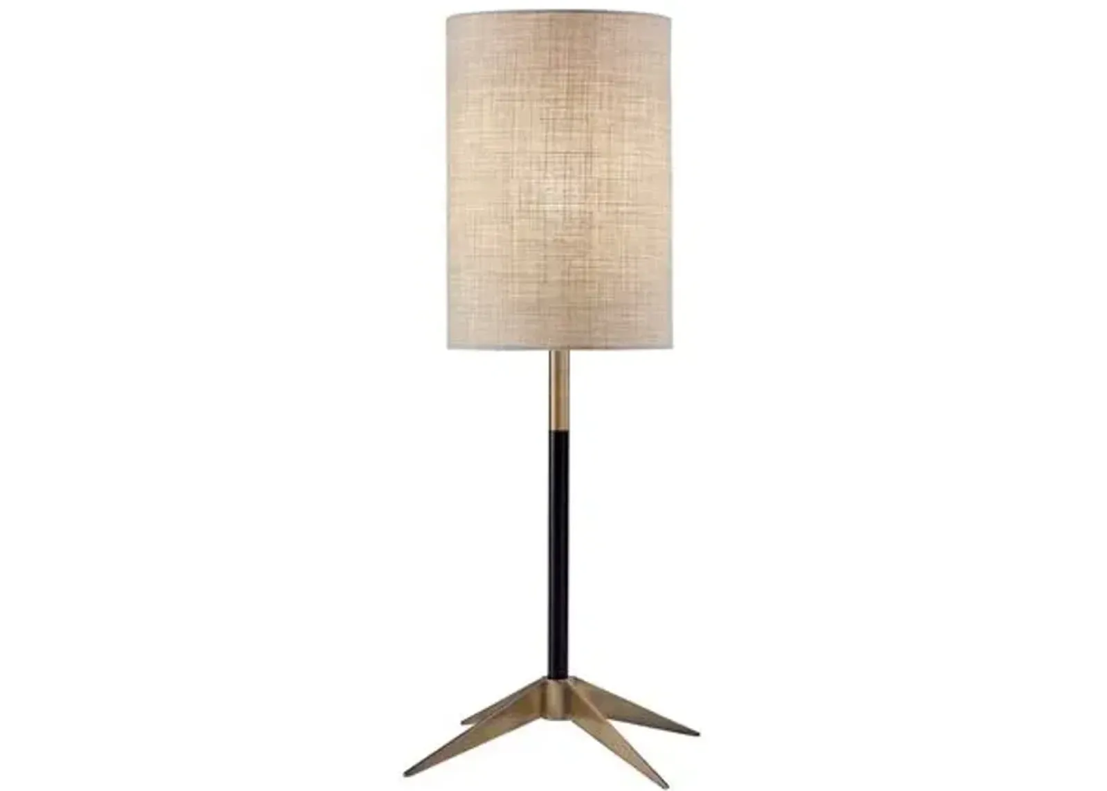 Max Table Lamp - Black/Antique Brass