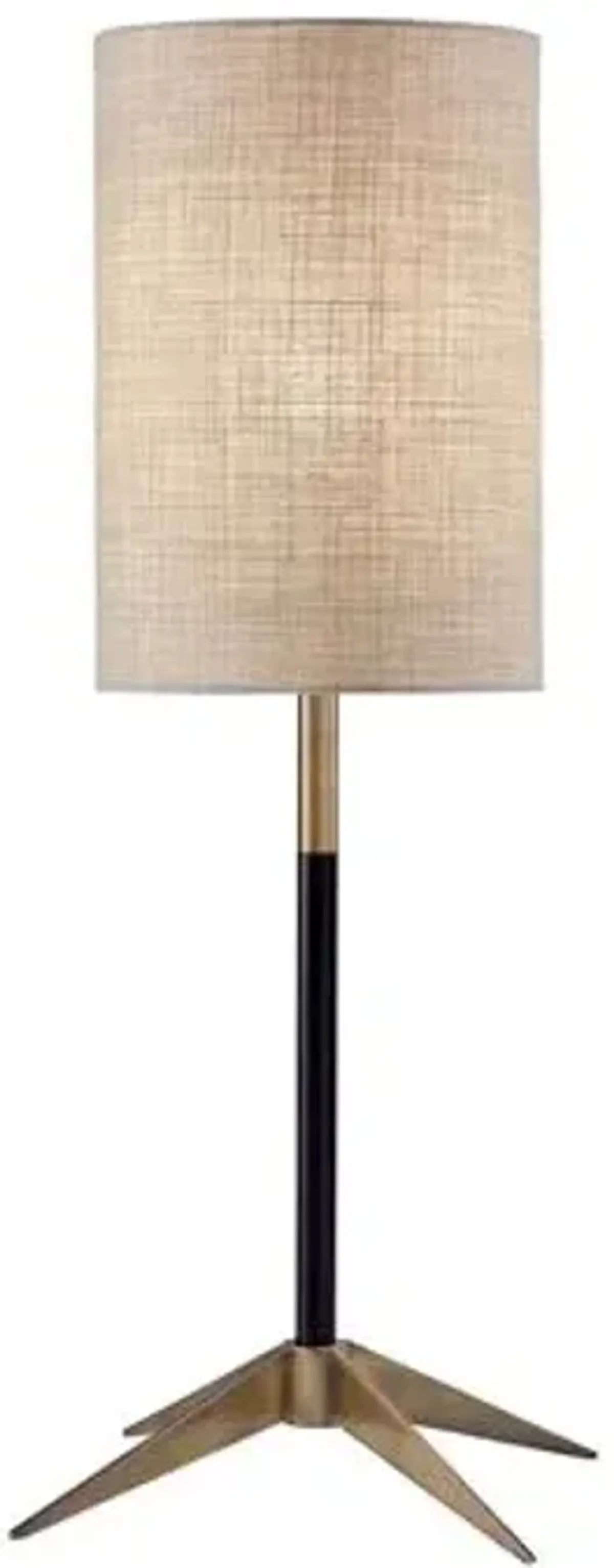 Max Table Lamp - Black/Antique Brass