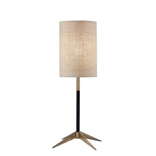 Max Table Lamp - Black/Antique Brass