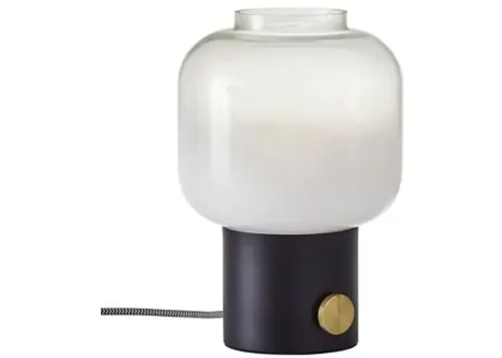 Ezra Table Lamp - Matte Black/Brass