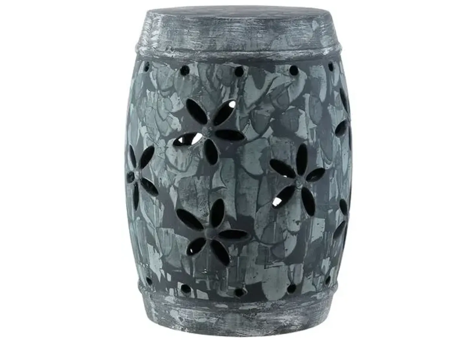 Cecily Garden Stool - Gray