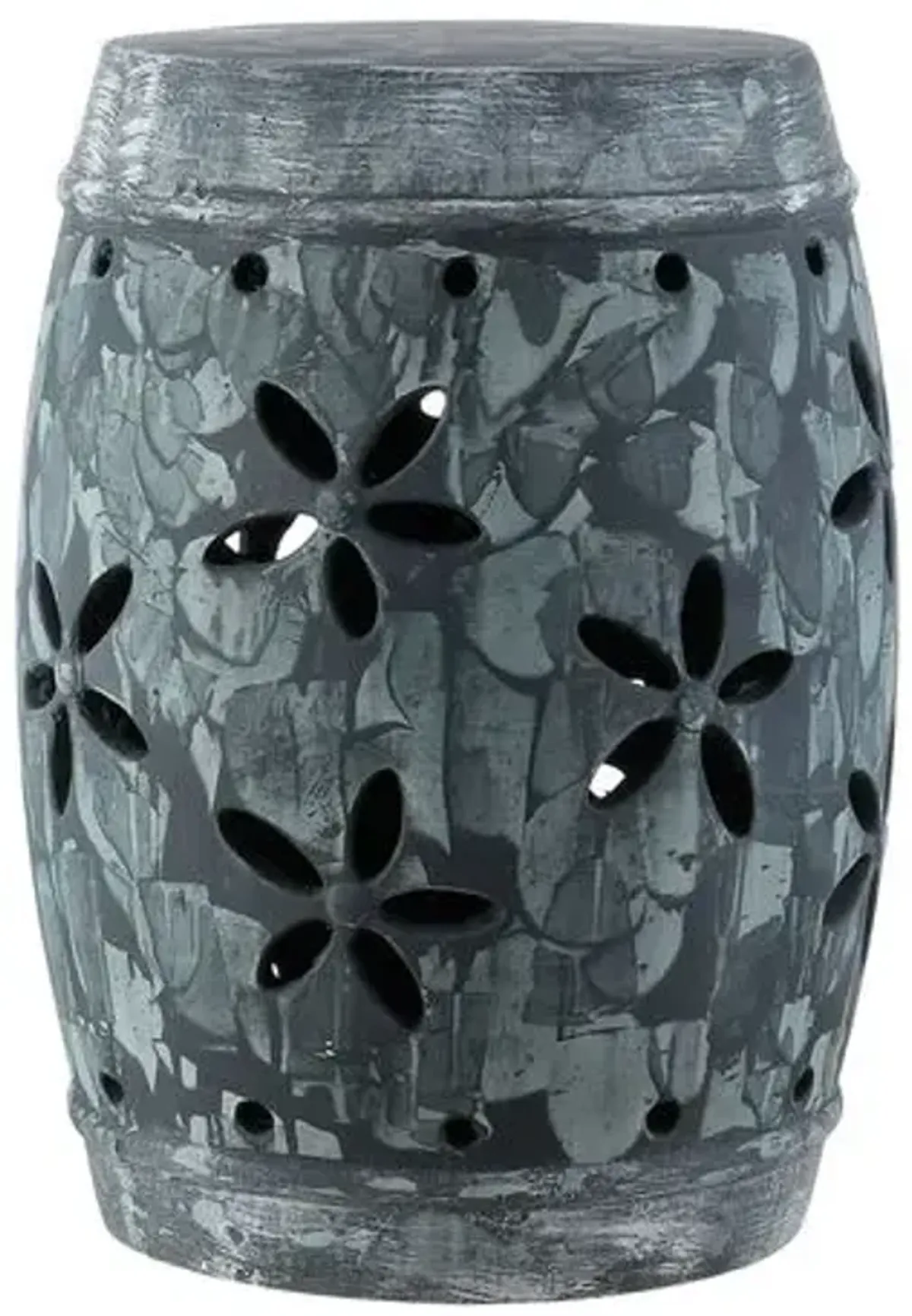 Cecily Garden Stool - Gray