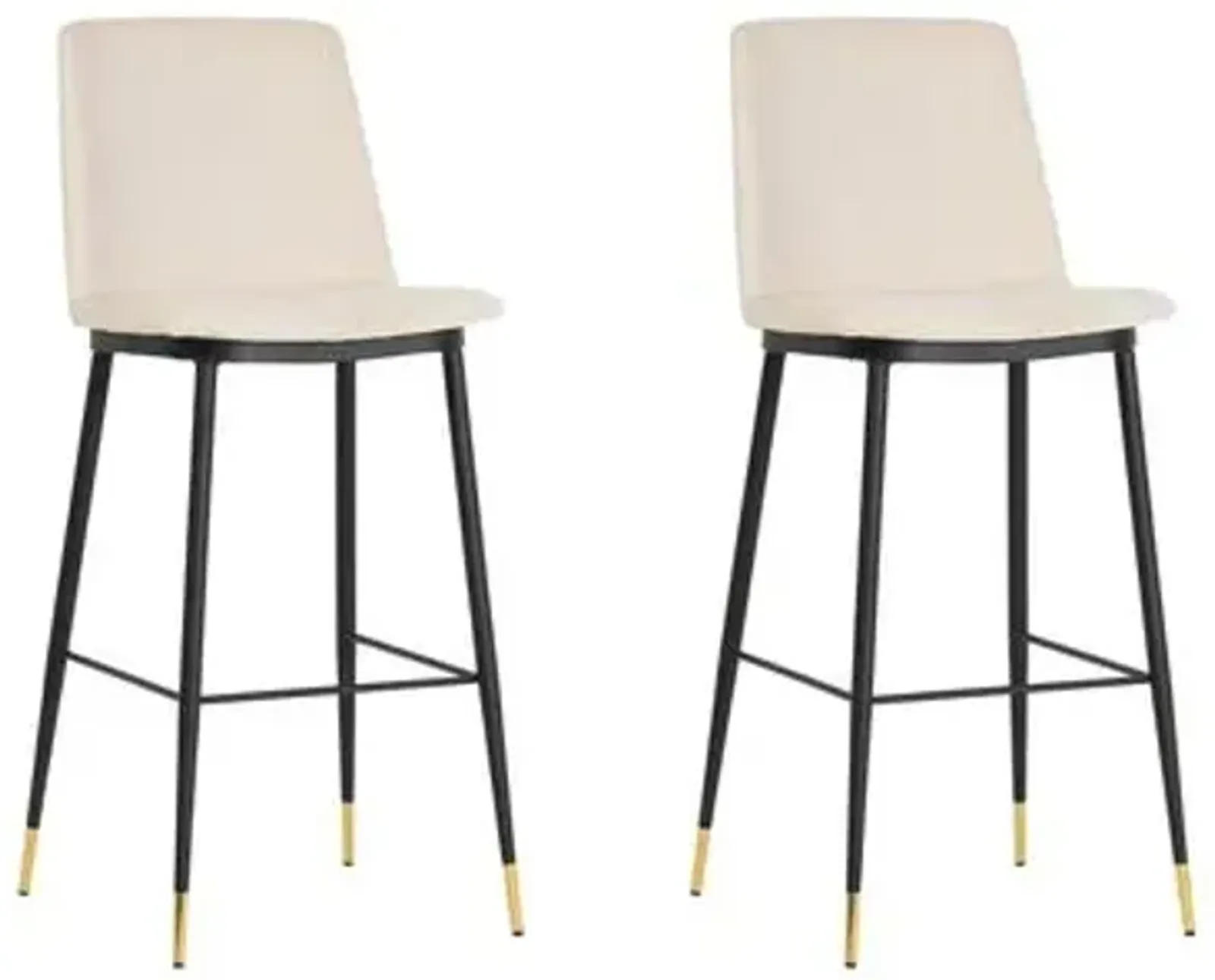 Set of 2 Isla Counter Stool - Cream