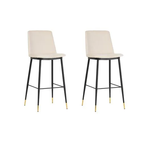 Set of 2 Isla Counter Stool - Cream