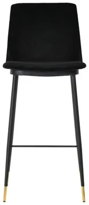 Set of 2 Isla Counter Stool - Black