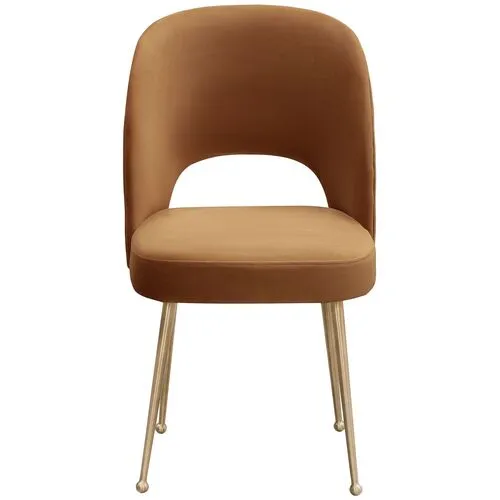 Lennon Side Chair - Cognac - Brown