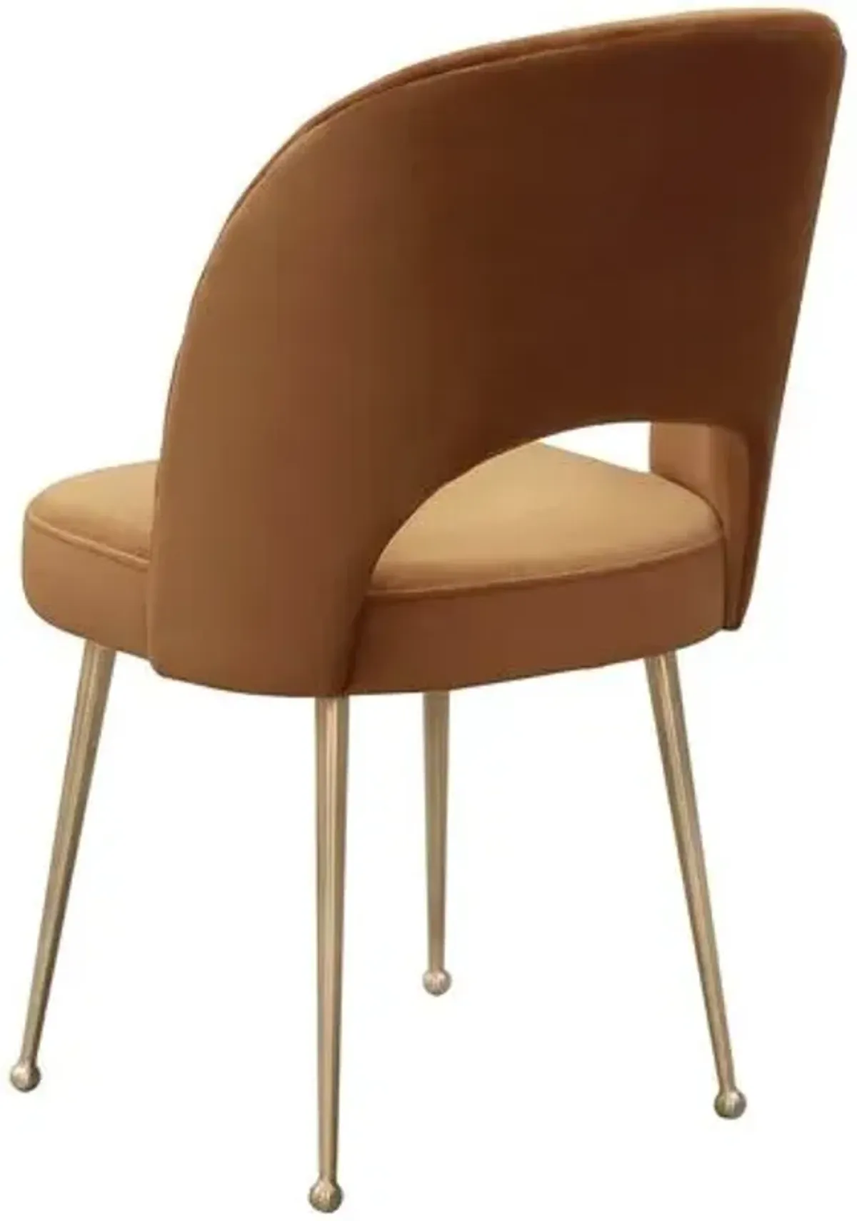 Lennon Side Chair - Cognac - Brown